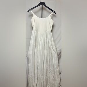 Aerie White Maxi Dress